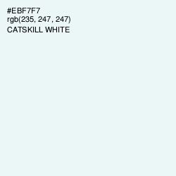 #EBF7F7 - Catskill White Color Image